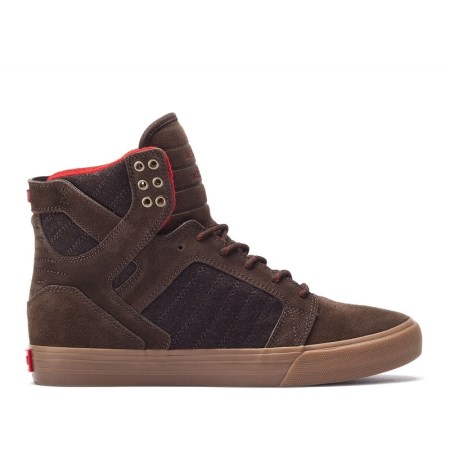 Supra Skytop Brune Høye Sneakers Dame [NO-2-U025]